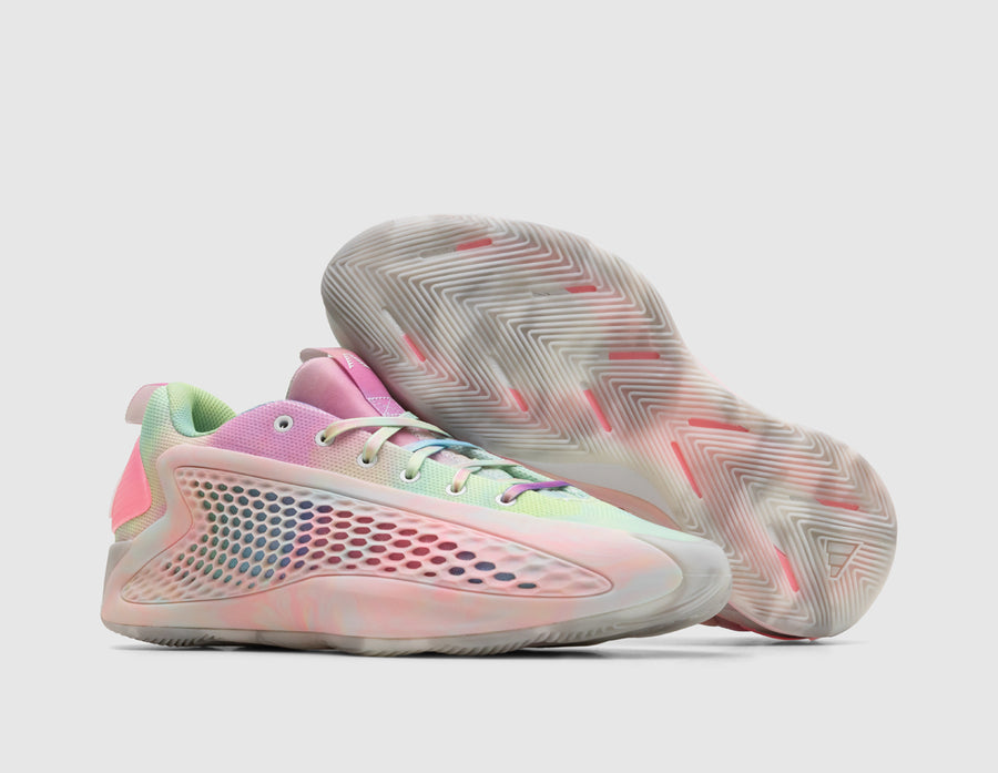adidas Anthony Edwards 1 Low Cloud White / Acid Orange - Bliss Pink