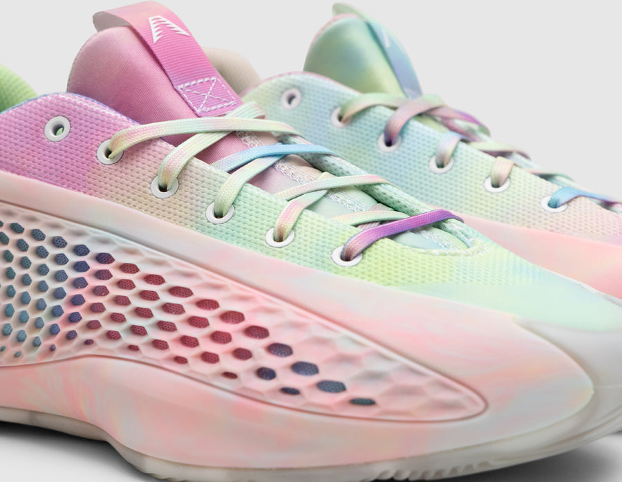 adidas Anthony Edwards 1 Low Cloud White / Acid Orange - Bliss Pink