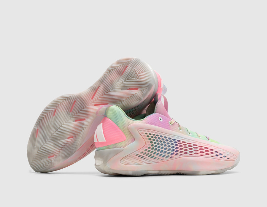 adidas Anthony Edwards 1 Low Cloud White / Acid Orange - Bliss Pink