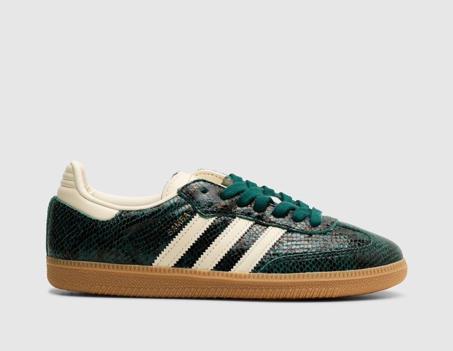 adidas Originals Women's Samba OG Cream White / Collegiate Green