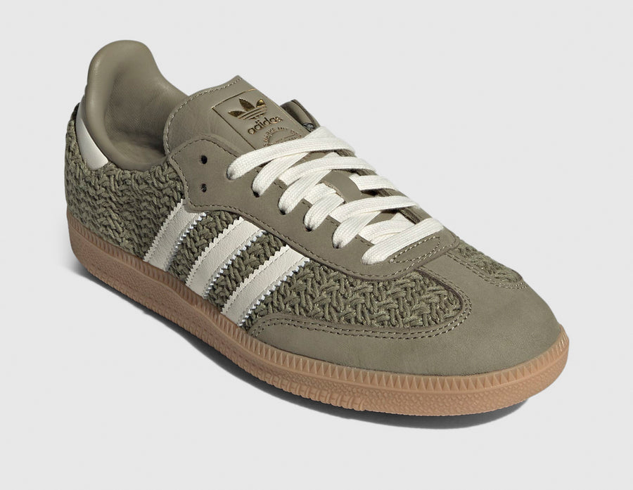 adidas Originals Women's Samba OG Orbit Green / Cream White - Gum