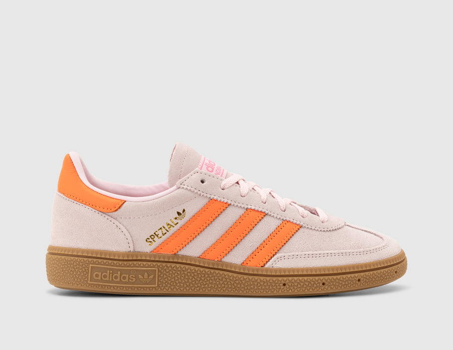 adidas Originals Women's Handball Spezial Clear Pink / Solar Orange - Gum