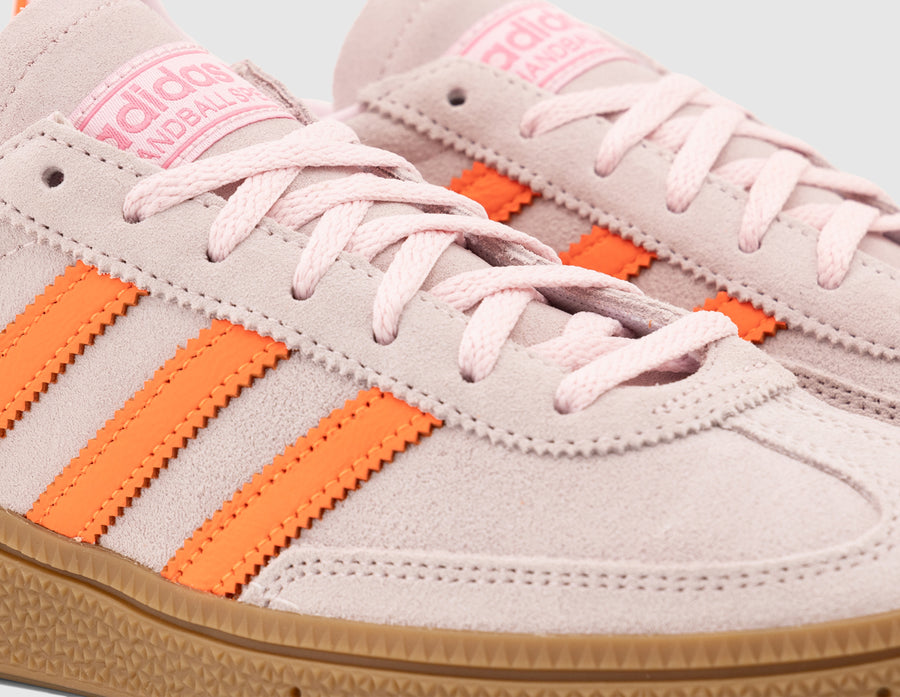 adidas Originals Women's Handball Spezial Clear Pink / Solar Orange - Gum