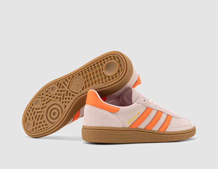 adidas Originals Women's Handball Spezial Clear Pink / Solar Orange - Gum