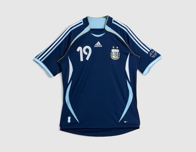 adidas Argentina Away Jersey 2006 Messi / Dark Blue