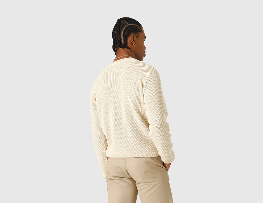 Fred Perry Waffle Stitch Jumper / Oatmeal – size? Canada