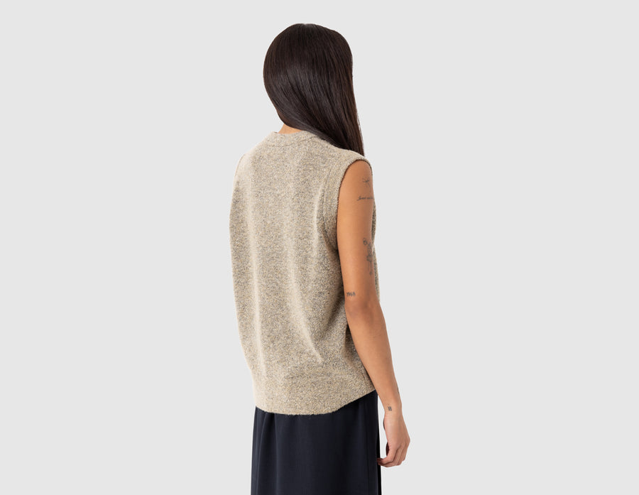 Fred Perry Women's Boucle Tank Warm Stone / Ecru