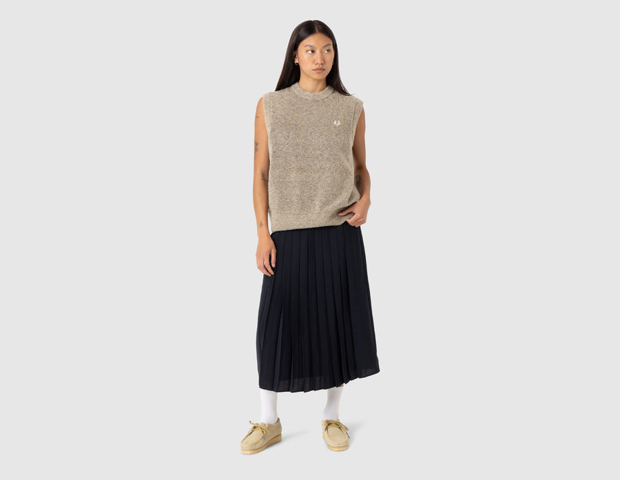 Fred Perry Women's Boucle Tank Warm Stone / Ecru