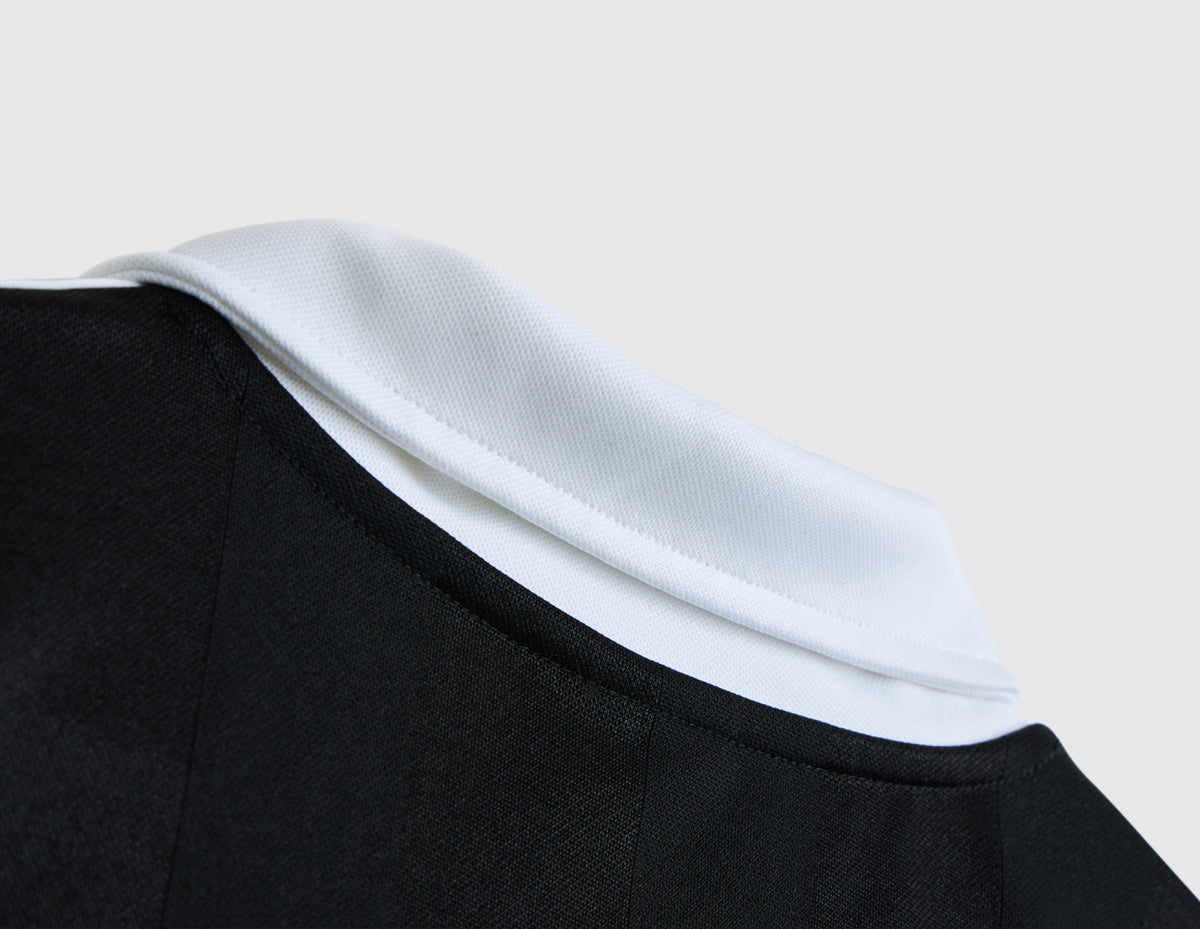 adidas Archive Collar Engineered Jersey / Black