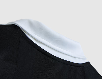 adidas Archive Collar Engineered Jersey / Black