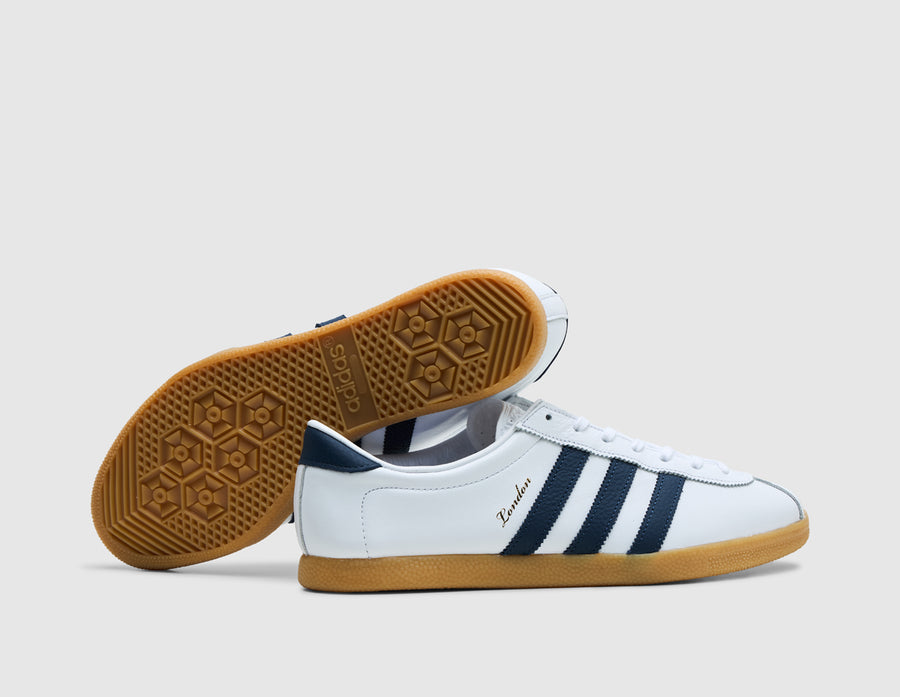 adidas London Ftwr White / Crew Navy - GUM 3 - size? Exclusive