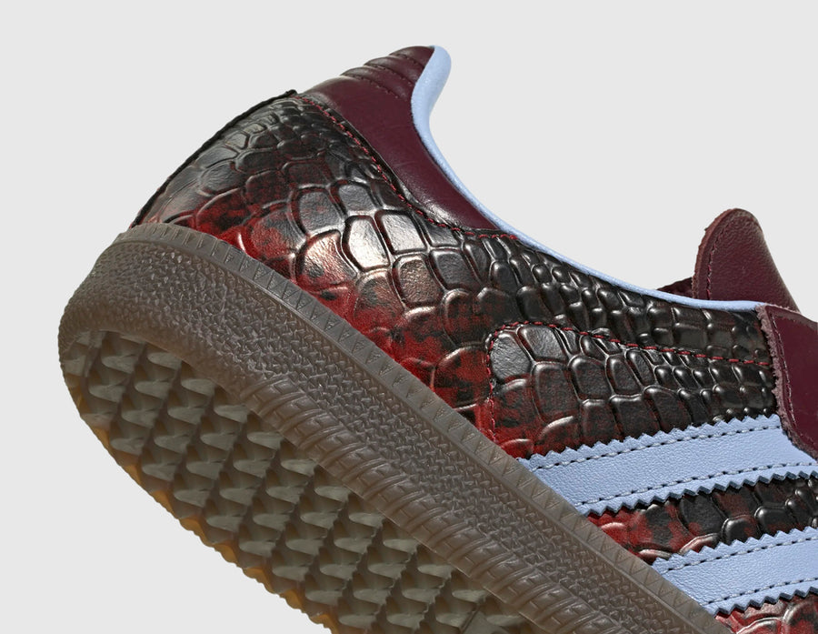 adidas Originals Women's Samba OG Maroon / Blue Dawn