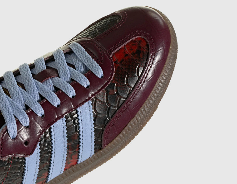 adidas Originals Women's Samba OG Maroon / Blue Dawn