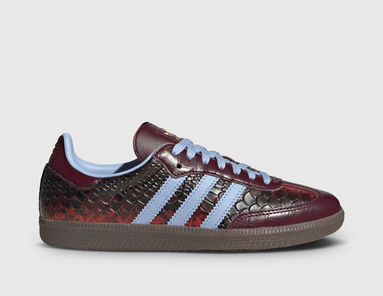 adidas Originals Women's Samba OG Maroon / Blue Dawn