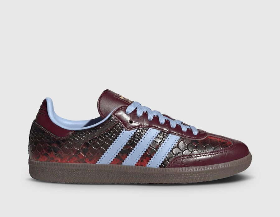 adidas Originals Women's Samba OG Maroon / Blue Dawn