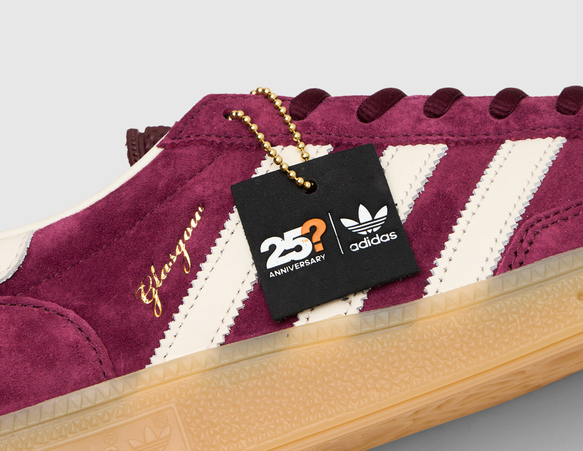 adidas Original Handball Spezial Glasgow Maroon / OWhite - Gum3 - size? Exclusive