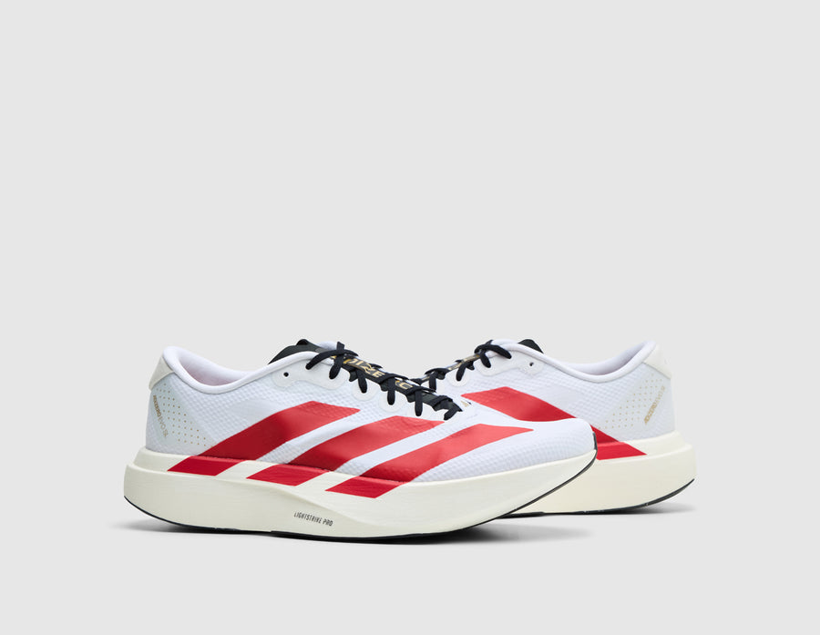adidas Adizero EVO SL Woven Ftwr White / Team Collegiate Red