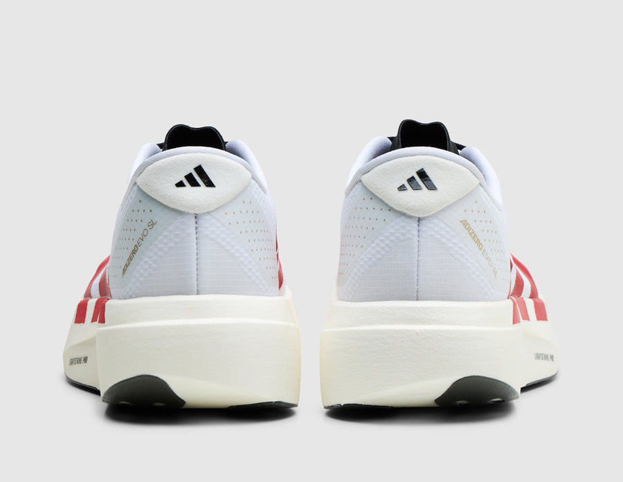 adidas Adizero EVO SL Woven Ftwr White / Team Collegiate Red
