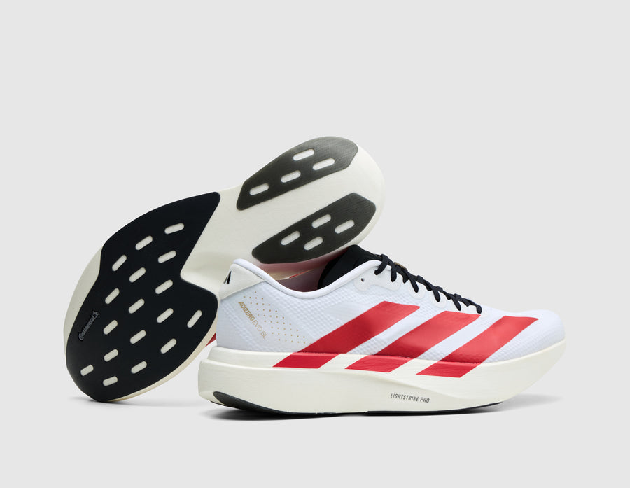 adidas Adizero EVO SL Woven Ftwr White / Team Collegiate Red