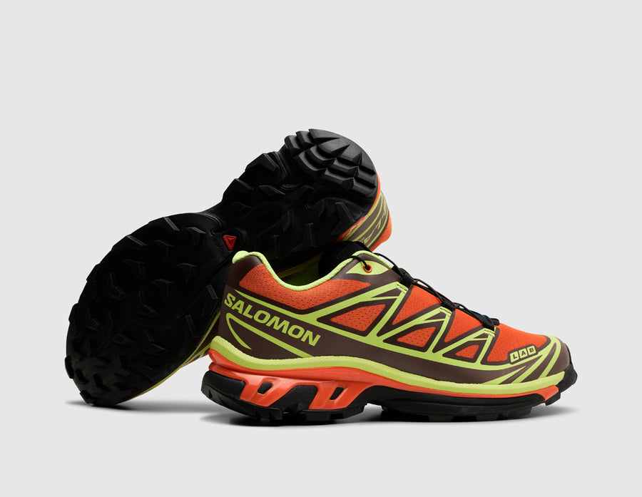 Salomon XT-6 Red Orange / Sharp Green - Black
