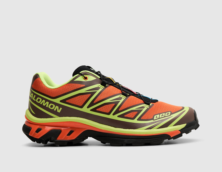 Salomon XT-6 Red Orange / Sharp Green - Black