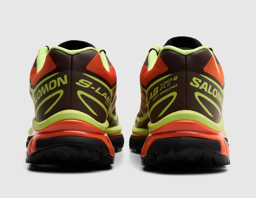 Salomon XT-6 Red Orange / Sharp Green - Black