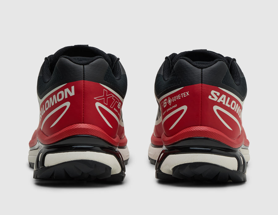 Salomon XT-6 GORE-TEX Black / Flame Scarlet - Vanilla Ice
