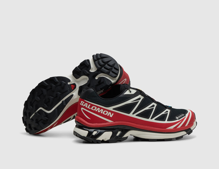 Salomon XT-6 GORE-TEX Black / Flame Scarlet - Vanilla Ice