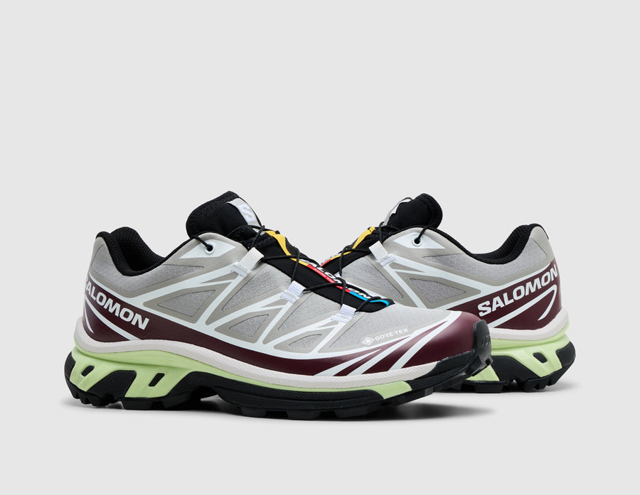 Salomon XT-6 GTX Paloma / Maroon Banner