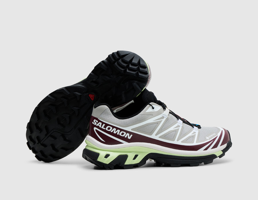 Salomon XT-6 GTX Paloma / Maroon Banner