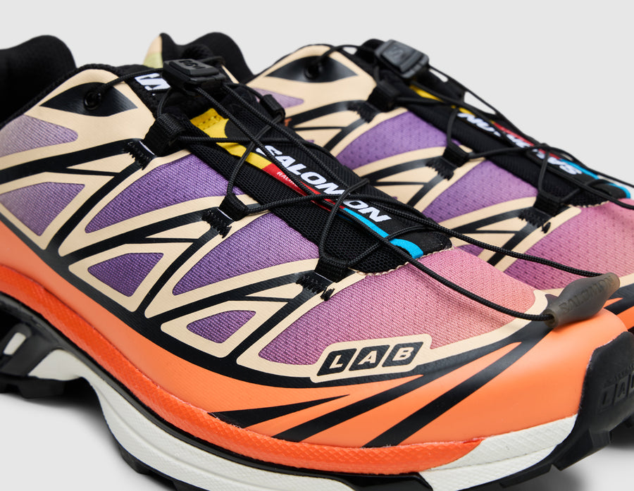 Salomon XT-6 Black / Almond Cream - Dragon Fire