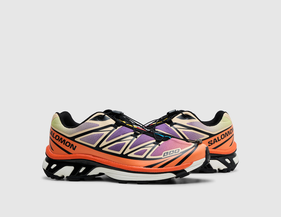 Salomon XT-6 Black / Almond Cream - Dragon Fire