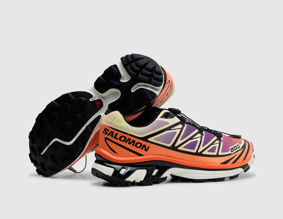 Salomon XT-6 Black / Almond Cream - Dragon Fire