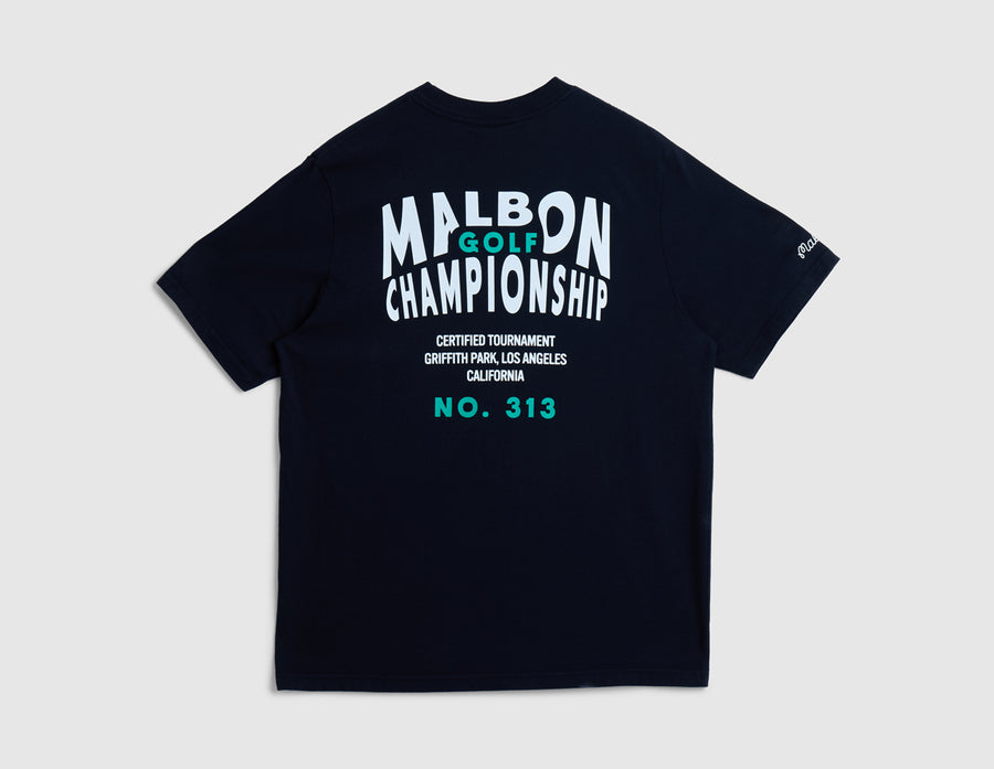 Malbon Bermuda Championship T-Shirt / Midnight