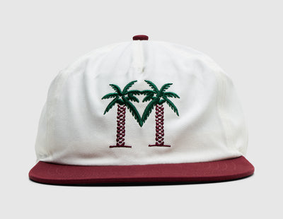 Malbon Palma Drive Snapback / Whisper White