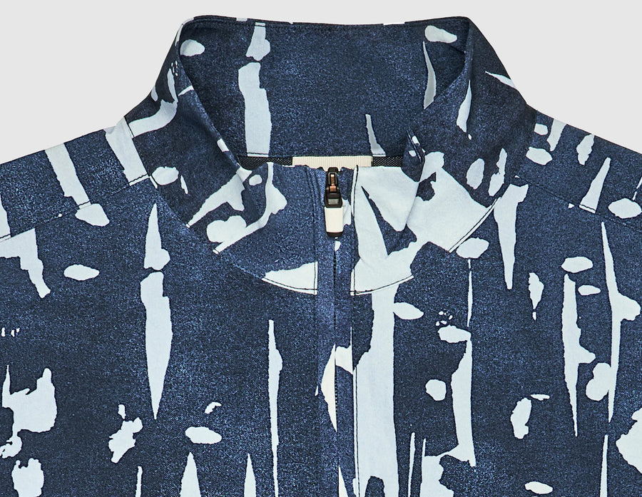 Malbon Pine Ink Wash Windshirt / Navy Ink Wash