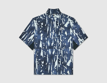 Malbon Pine Ink Wash Windshirt / Navy Ink Wash