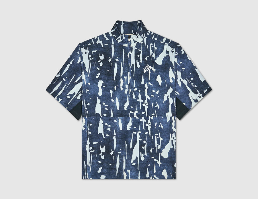 Malbon Pine Ink Wash Windshirt / Navy Ink Wash