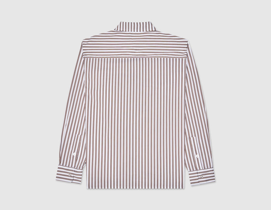 Malbon Lunedi Cotton Poplin Shirt / Cream