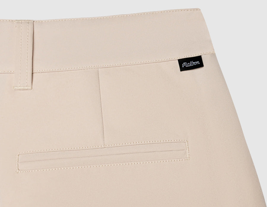 Malbon Classic Pleated Short / Sand