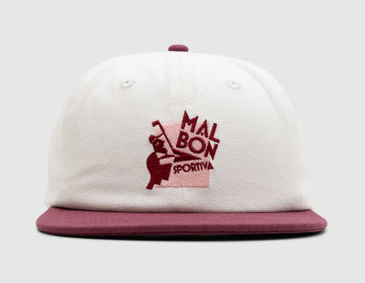 Malbon Sportiva Painters Cap Ivory / Vino