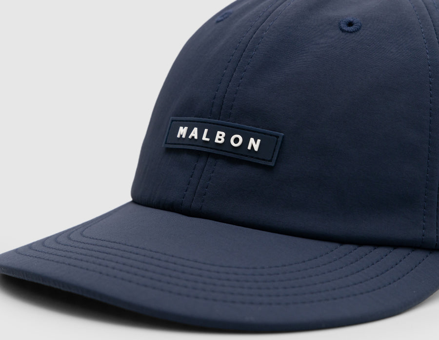 Malbon Block Nylon Packable Hat / Navy