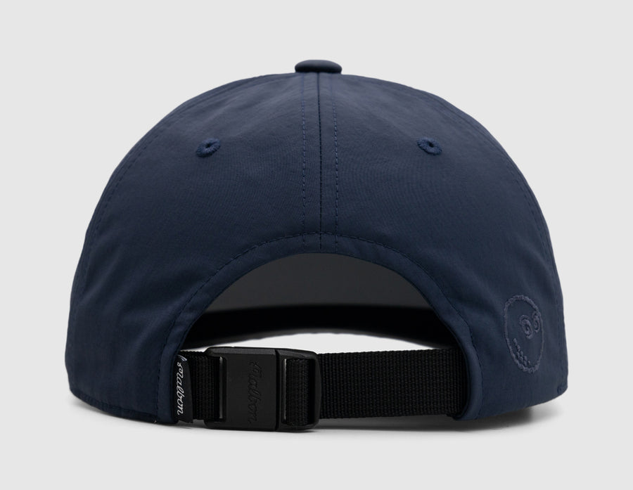 Malbon Block Nylon Packable Hat / Navy