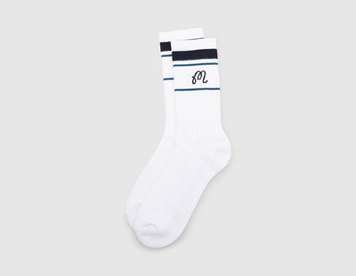 Malbon Sportiva Socks / White