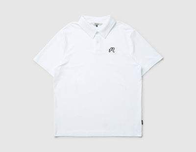 Malbon Fairway Polo / White