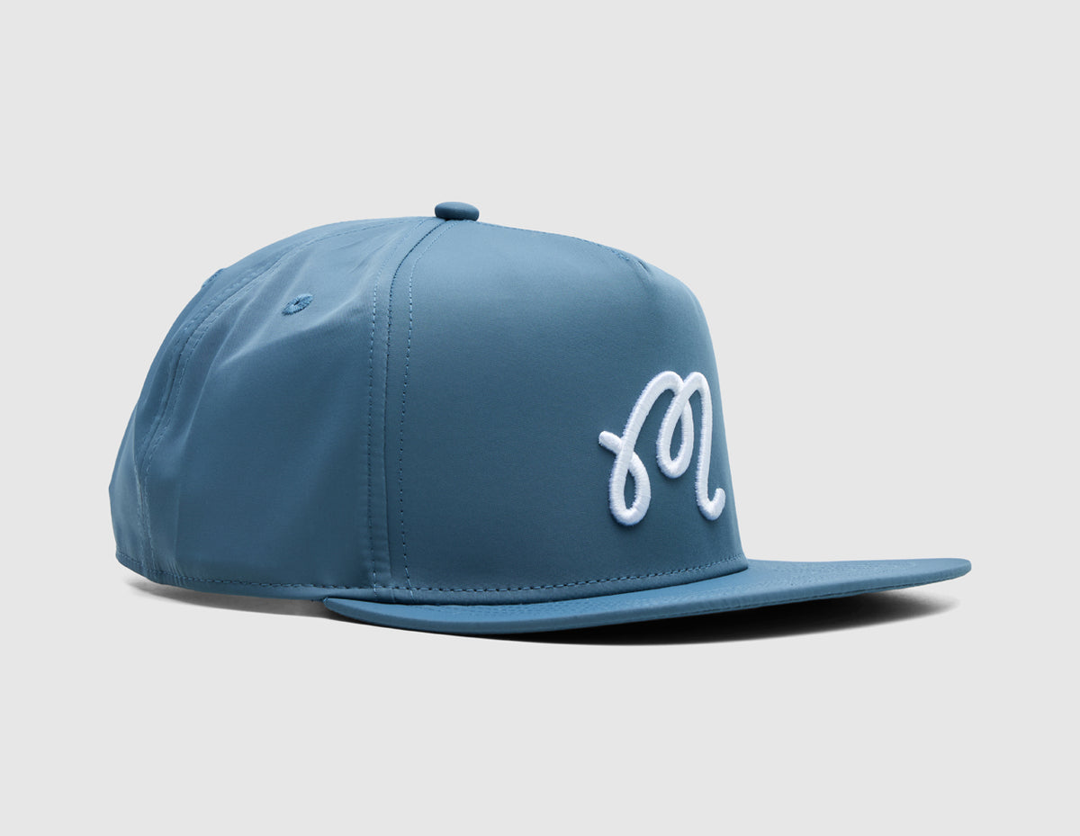 Malbon M Snapback / Aegean Blue