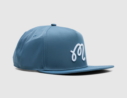 Malbon M Snapback / Aegean Blue