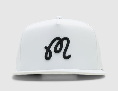 Malbon M Snapback / White