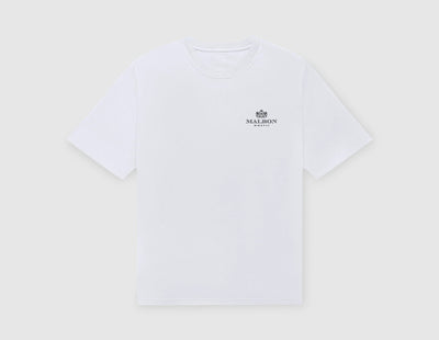 Malbon Bermuda Monarch T-shirt / White