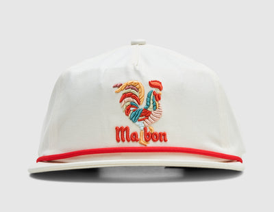 Malbon Rooster Snapback / Cream